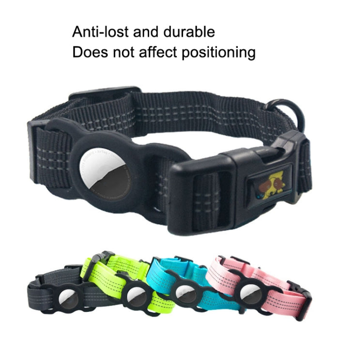 PUGGA GG1002 Poliéster Collares para mascotas Perro GPS Dispositivo Protector Collar, Tamaño: