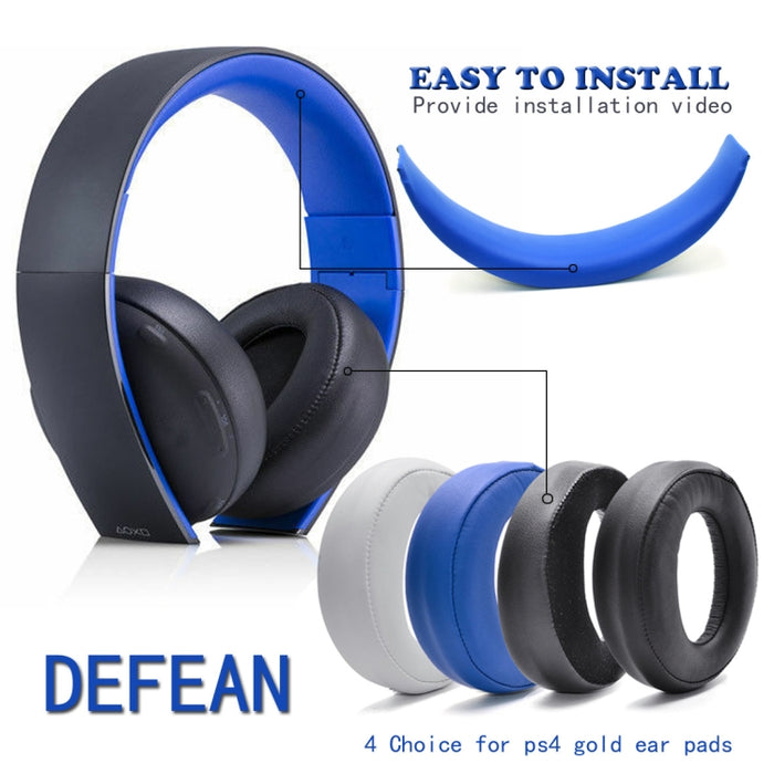2 fundas de esponja para auriculares SONY PS3 PS4 7.1 Gold, estilo: