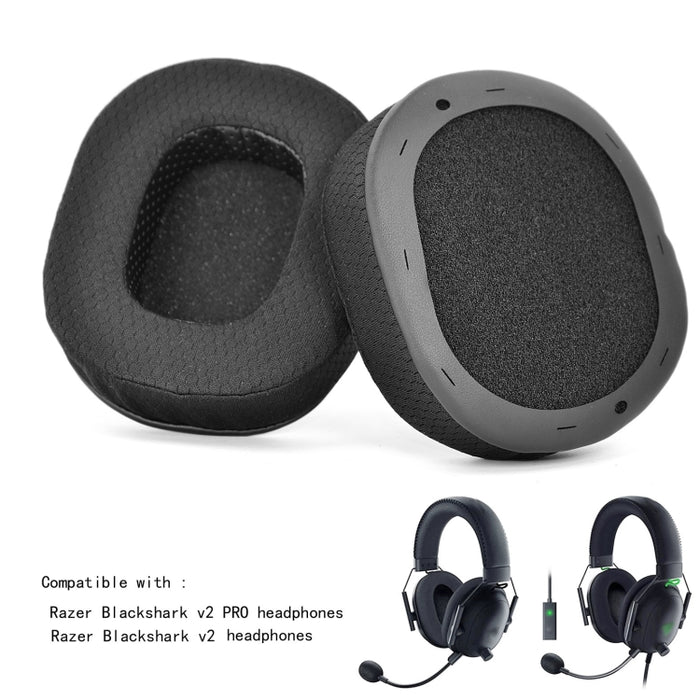 2 almohadillas para orejas de esponja para Razer BlackShark V2/V2 Pro, estilo: