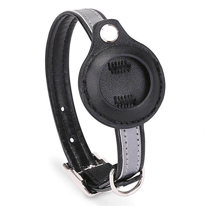 Para Airtag Tracker Funda protectora Pet PU Collar