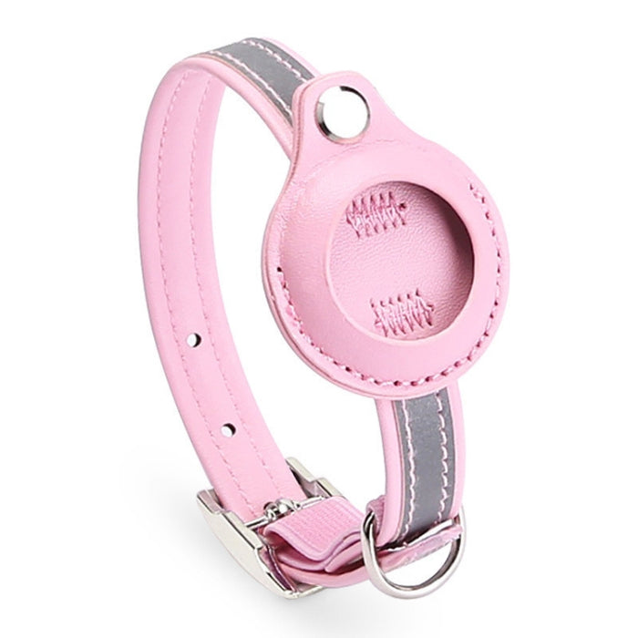 Para Airtag Tracker Funda protectora Pet PU Collar