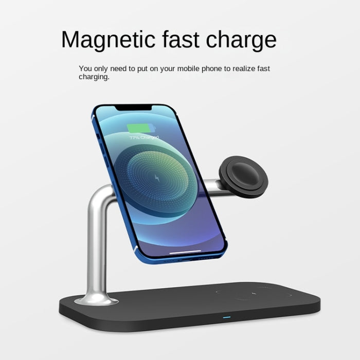 Cargador inalámbrico magnético 3 en 1 para iPhone 12/13 iWatch AirPods