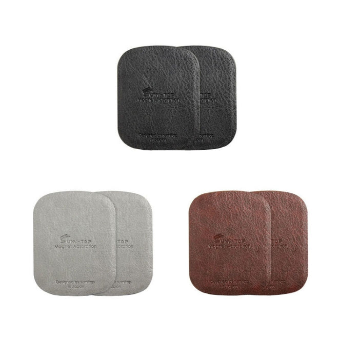 SUMITAP STHP-C40 hoja magnética cuadrada de cuero accesorios magnéticos para soporte de teléfono de coche
