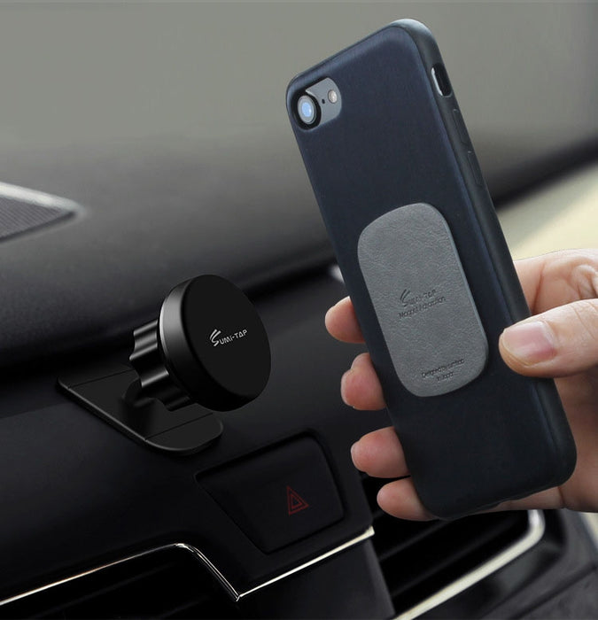 SUMITAP STHP-C40 hoja magnética cuadrada de cuero accesorios magnéticos para soporte de teléfono de coche