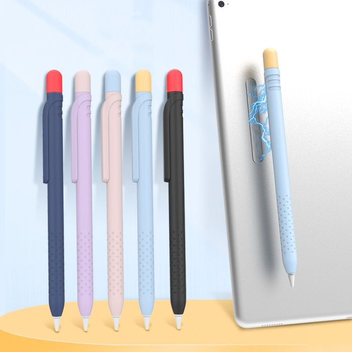 CY152 Portalápices magnético de almacenamiento de silicona Colorblock para lápiz 1