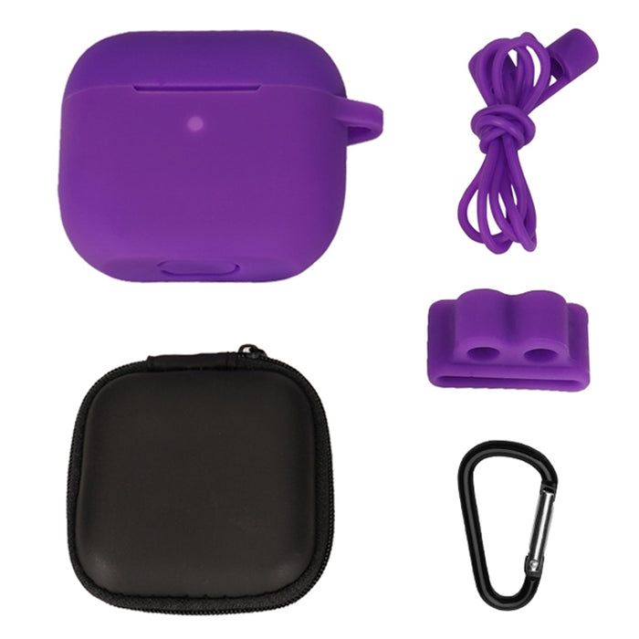 Juego de funda de silicona para auriculares Bluetooth para AirPods 3