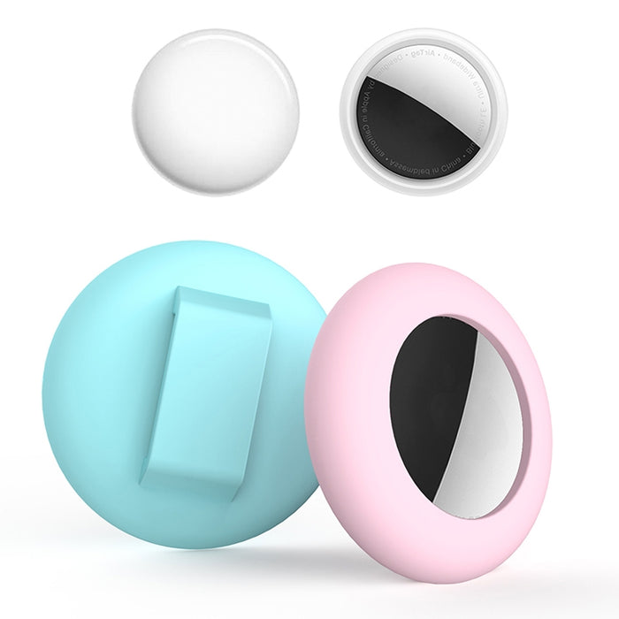 Pet Locator Tracker Funda de silicona para AirTag, Tamaño: