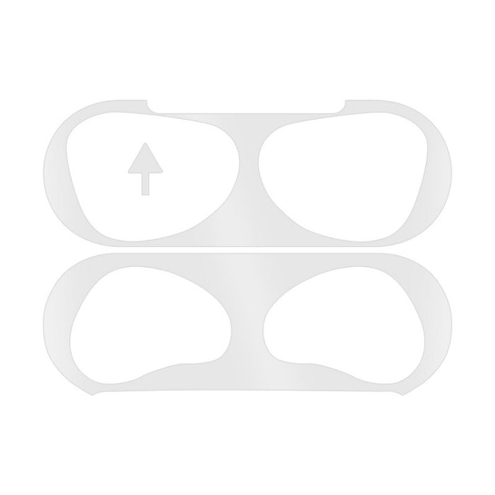 2 uds., pegatina de cubierta interna para auriculares, película protectora a prueba de polvo para Airpods 3