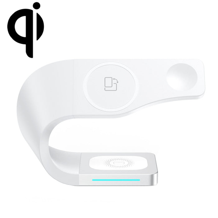 LFX-178 Cargador inalámbrico 4 en 1 para iPhone 12/13, iWatch y AirPods