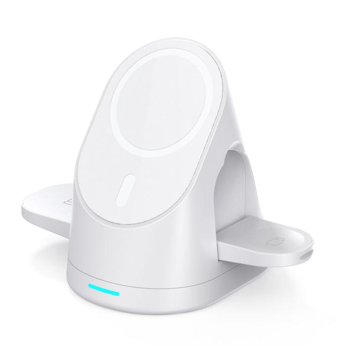 Estante de carga inalámbrico magnético vertical 3 en 1 para iPhone 12/13 y iWatch y AirPods