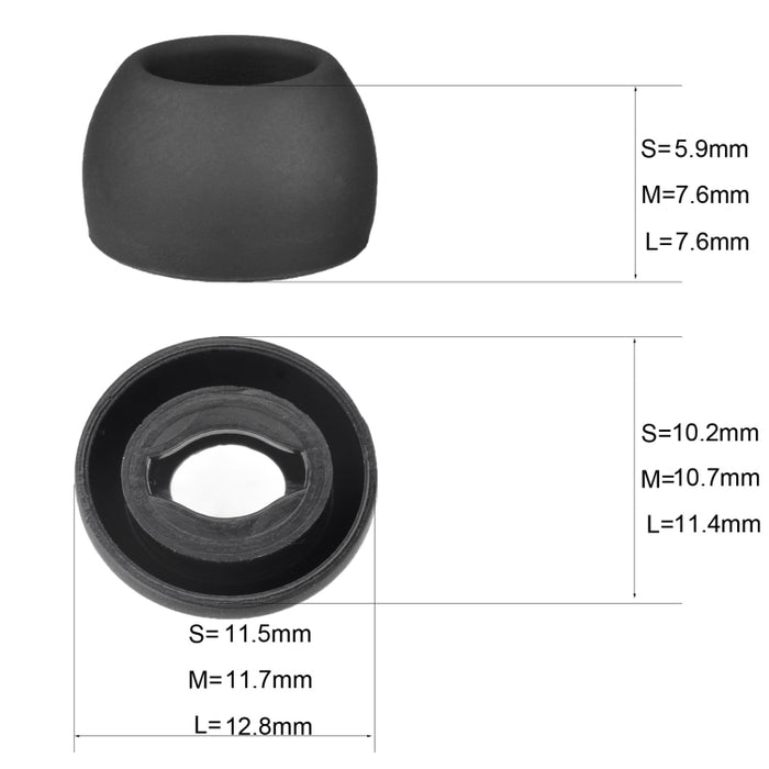 6 PCS Tapones para los oídos de silicona para TWS Samsung Galaxy Buds Pro