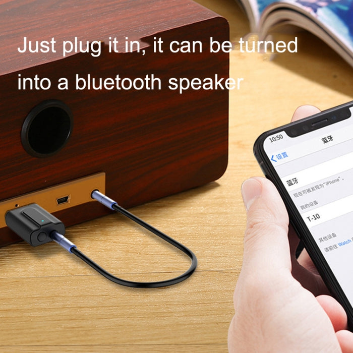 2 uds BT10 2 en 1 USB Bluetooth 5,0 transmisor receptor altavoz ordenador inalámbrico adaptador de auriculares