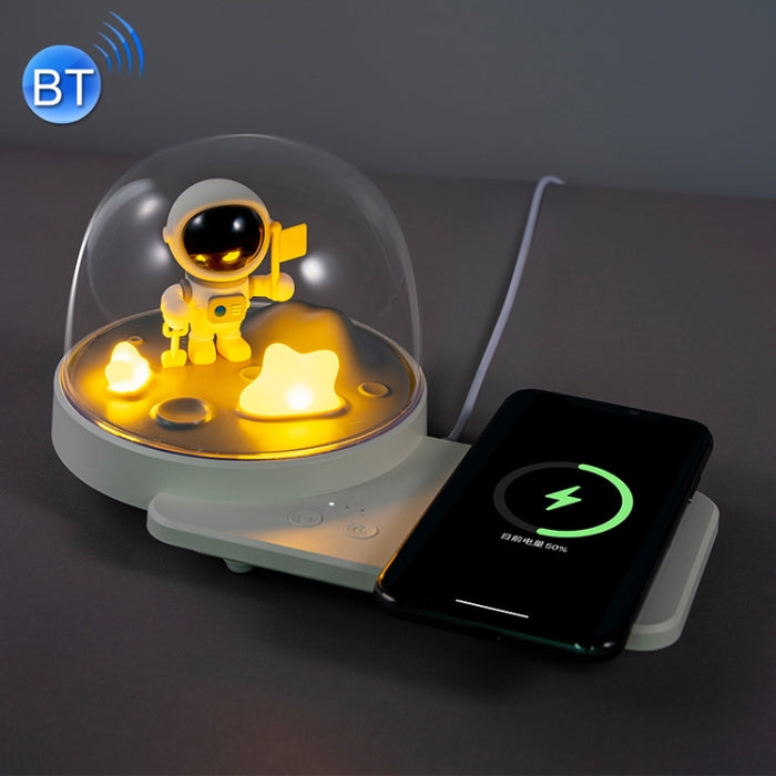 Lámpara de mesa decorativa inalámbrica de carga rápida Smart Bluetooth Music Light, estilo: