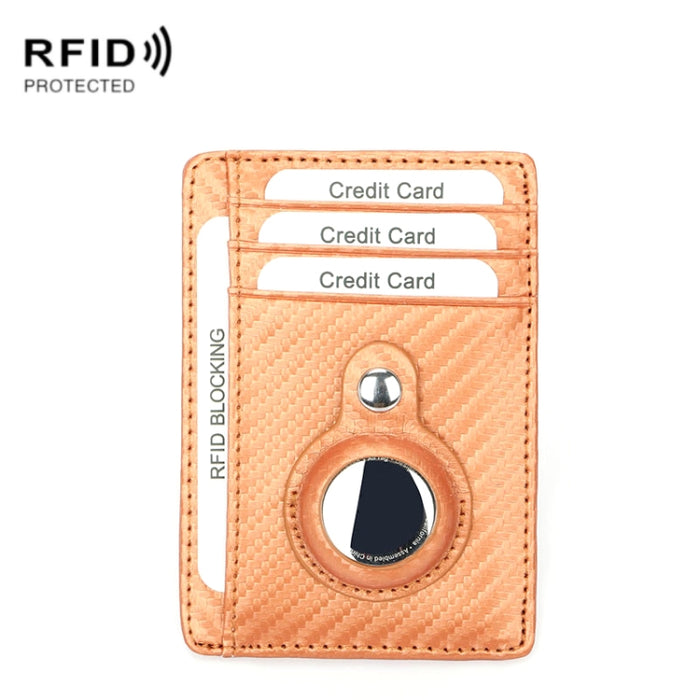 TQ-319 Anti-Theft Anti-Lost Tracker Portatarjetas de cuero para AirTag, Estilo: