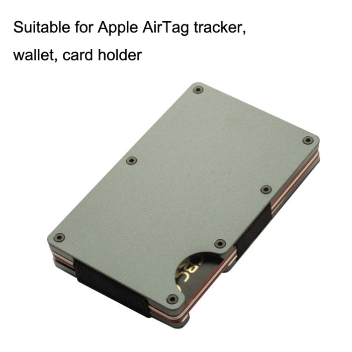 ZDL-05 Tracker Protection Organizer Portatarjetas de metal para AirTag