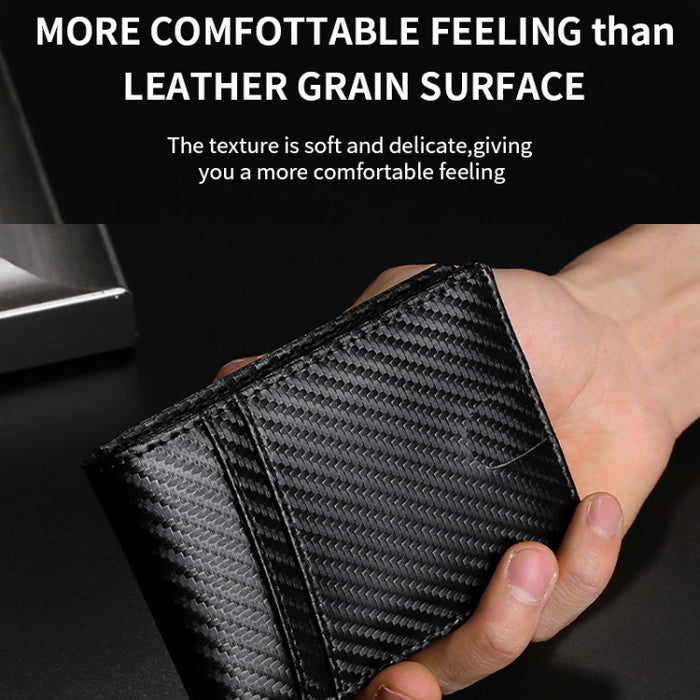 Monedero de cuero para hombre con tarjetero RFID Tracker para AirTag