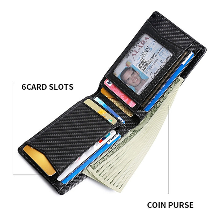 Monedero de cuero para hombre con tarjetero RFID Tracker para AirTag
