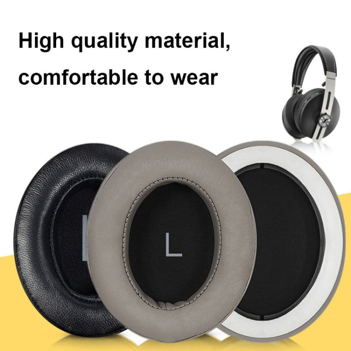 Orejeras de espuma transpirable para auriculares con hebilla para Sennheiser Momentum 3, especificaciones: