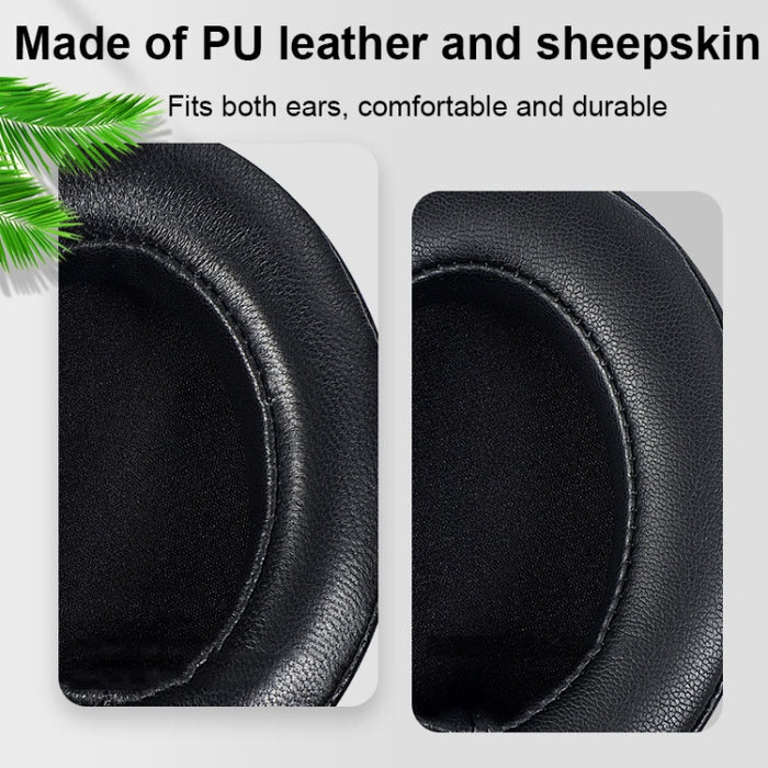 Orejeras de espuma transpirable para auriculares con hebilla para Sennheiser Momentum 3, especificaciones: