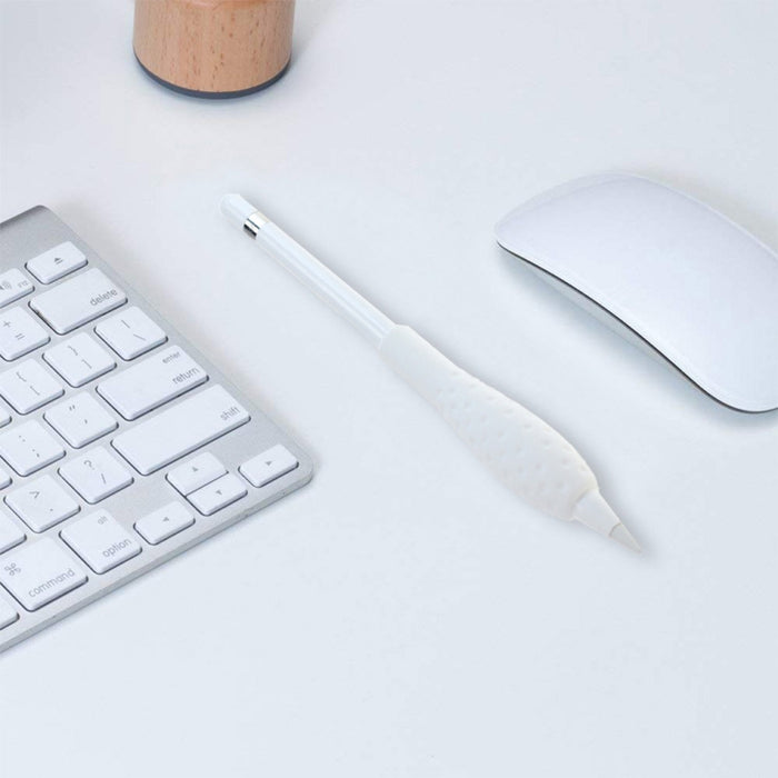 2 PCS 1/2 Gen Tablet Stylus Pencil Funda de silicona para Apple Pencil