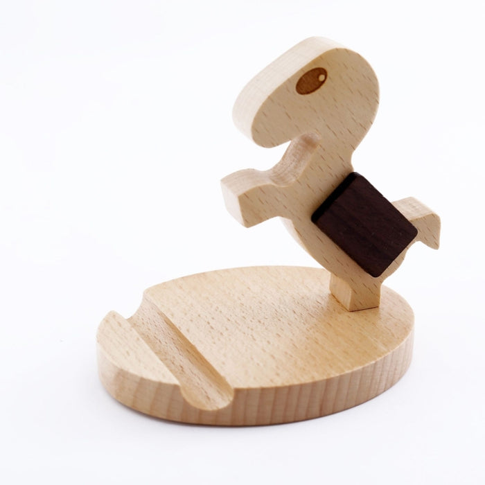Soporte para teléfono móvil de madera Soporte para teléfono móvil perezoso de haya, estilo: