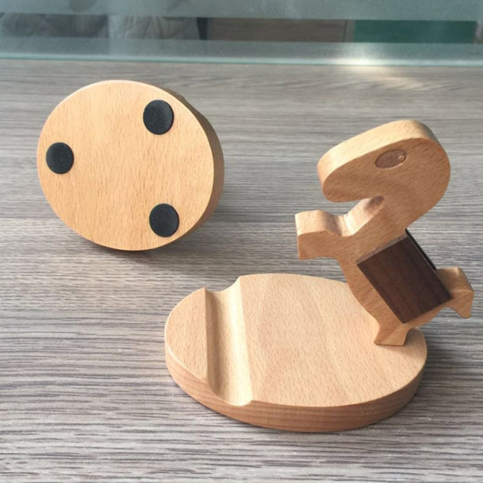 Soporte para teléfono móvil de madera Soporte para teléfono móvil perezoso de haya, estilo: