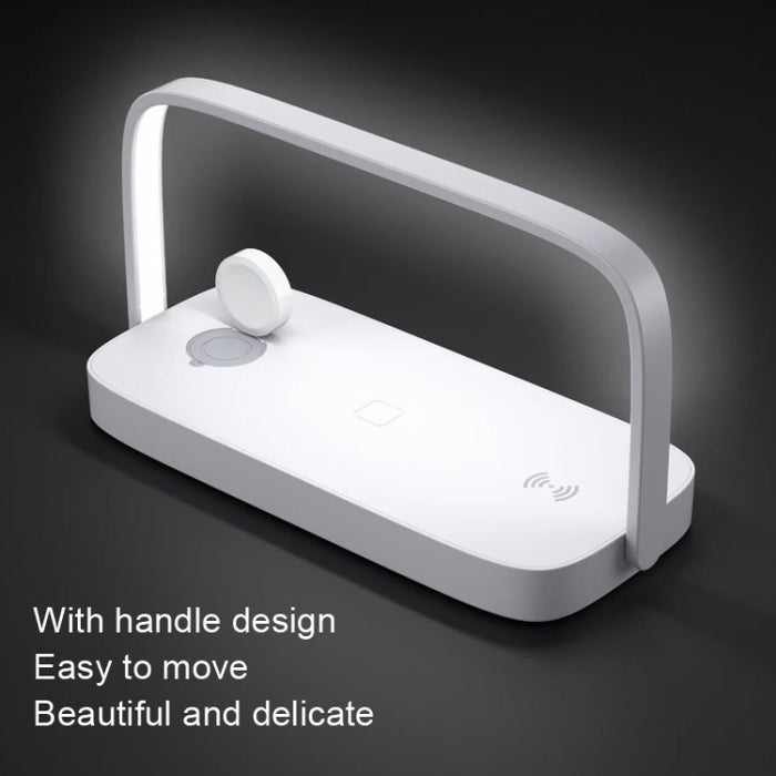 Cargador inalámbrico para teléfono móvil UD10 con luz nocturna pequeña, para iPhone 12/13, iWatch y AirPods