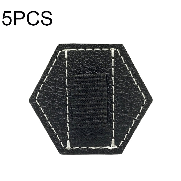 5 PCS Bolígrafo capacitivo Bolsa autoadhesiva Bolígrafo PU Clip para bolígrafo, Estilo: