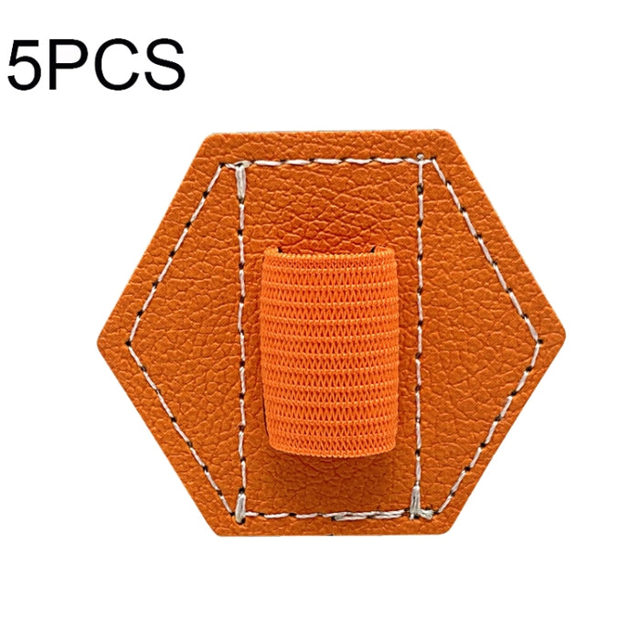 5 PCS Bolígrafo capacitivo Bolsa autoadhesiva Bolígrafo PU Clip para bolígrafo, Estilo: