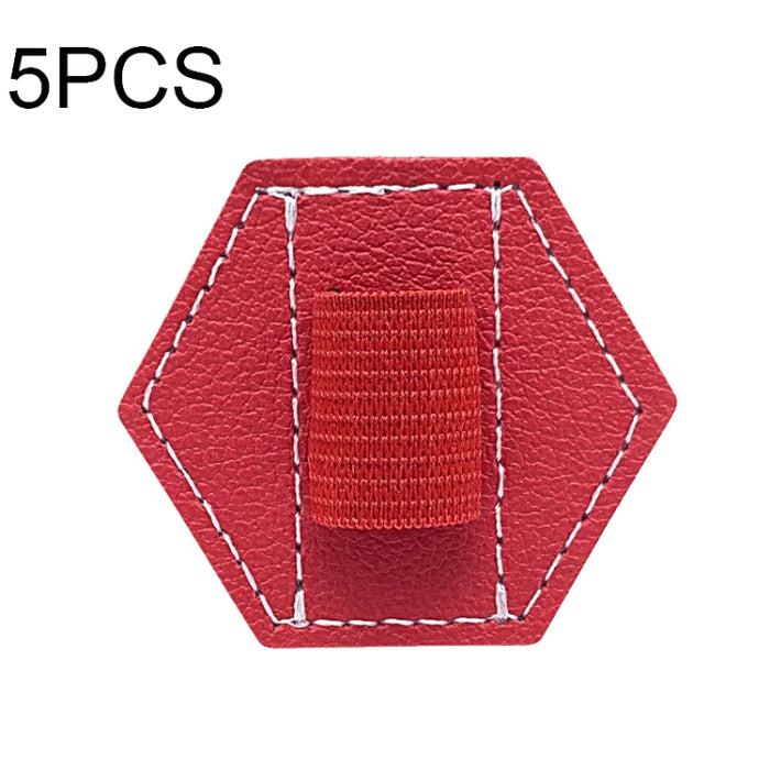 5 PCS Bolígrafo capacitivo Bolsa autoadhesiva Bolígrafo PU Clip para bolígrafo, Estilo: