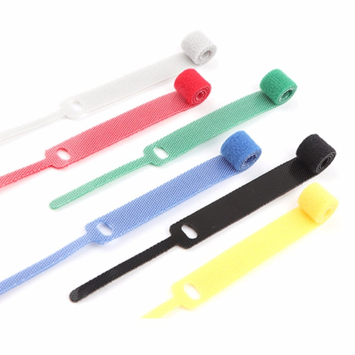 50 Uds. Organizador de cables de datos autoadhesivo con forma de aguja, paquetes coloridos