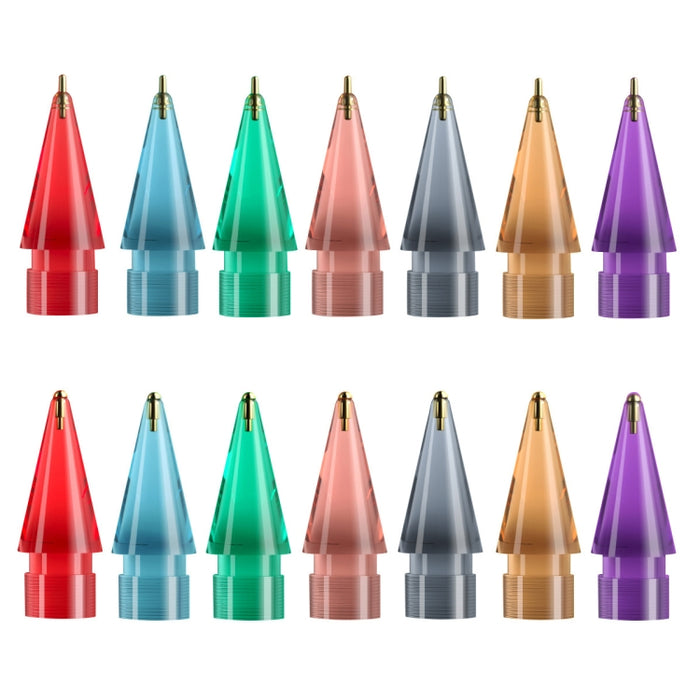 Para Apple Pencil 1/2 2pcs Stylus Punta de aguja de repuesto transparente, Especificaciones: