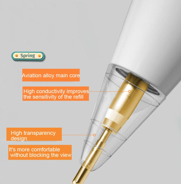 Para Apple Pencil 1/2 punta de lápiz de repuesto transparente punta de transformación, estilo: