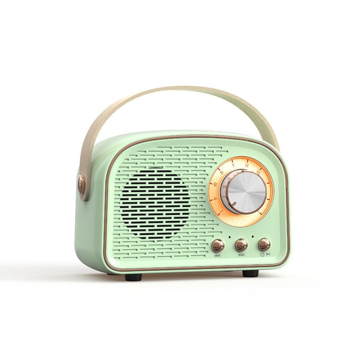 DW21 Vintage Radio BT altavoz compatible con tarjeta TF/disco U para jugar
