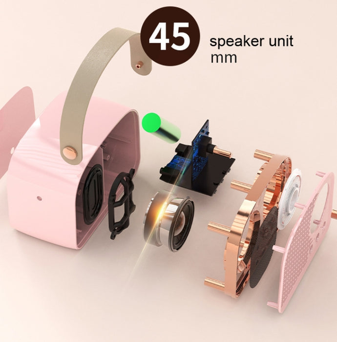 DW21 Vintage Radio BT altavoz compatible con tarjeta TF/disco U para jugar