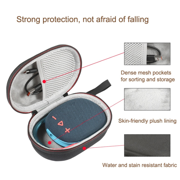 Para JBL CLIP 4, bolsa de almacenamiento para altavoces, caja de protección antigolpes