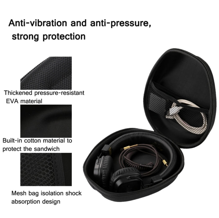 Organizador universal para auriculares Bolsa de almacenamiento para auriculares sin mosquetón, Color: