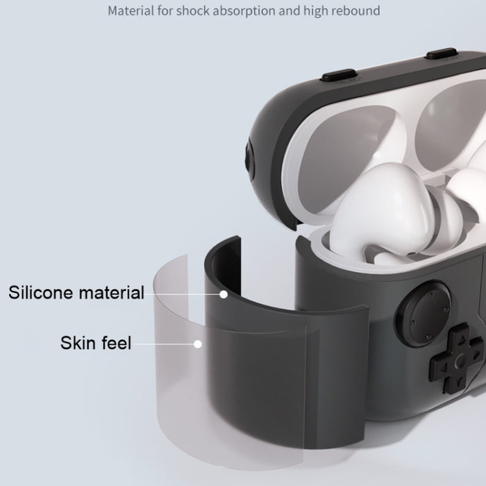 Funda de silicona suave a prueba de caídas para auriculares con gancho