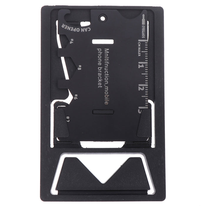 4 PCS Multifunción Plegable Teléfono Móvil Soporte Mini EDC Herramienta Tarjeta Abrebotellas