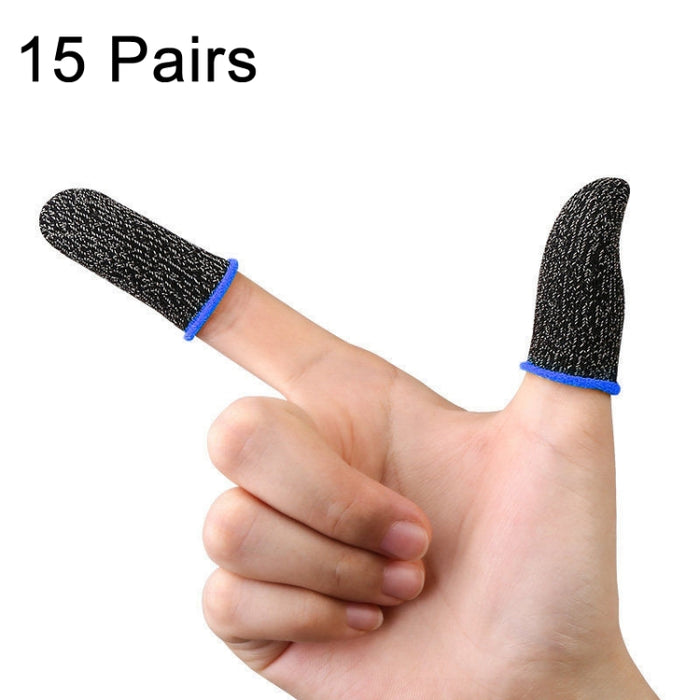 15 pares de guantes antideslizantes y antisudor para juegos con 18 agujas, color: