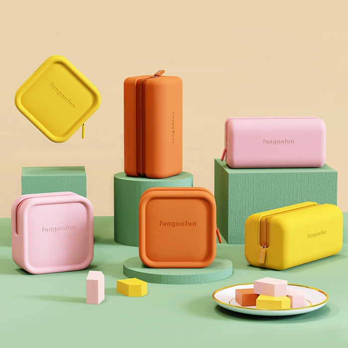 Fungoofun Candy Color EVA Bolsa de almacenamiento digital de viaje Bolsa de cosméticos