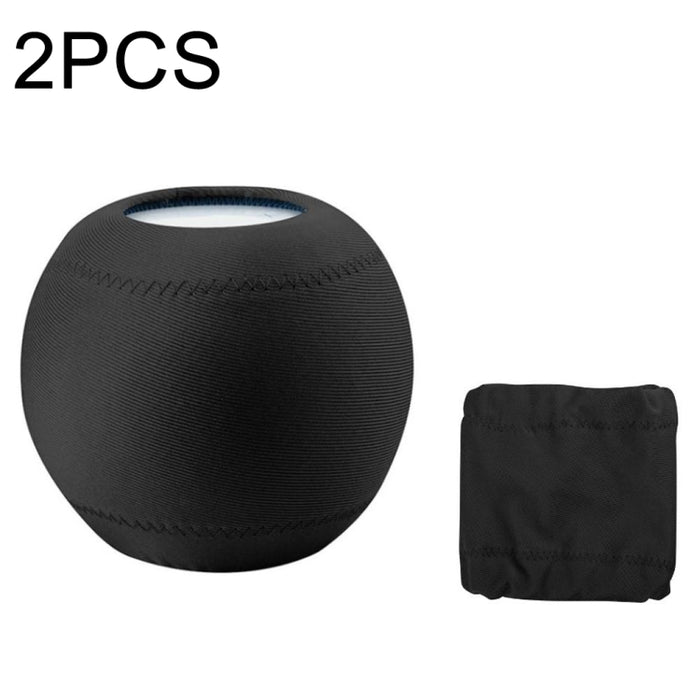 2 uds para Homepod Mini altavoz inteligente cubierta antipolvo tela elástica cubierta de protección de Audio