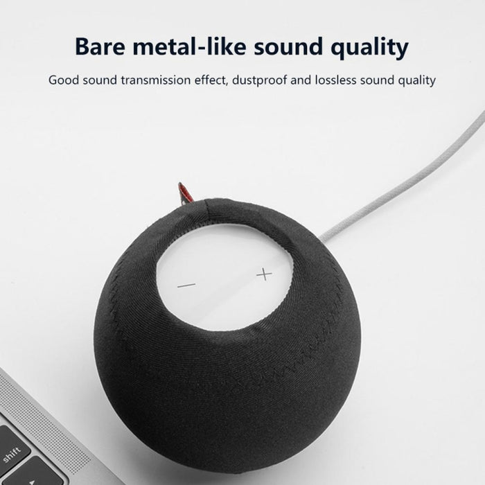 2 uds para Homepod Mini altavoz inteligente cubierta antipolvo tela elástica cubierta de protección de Audio