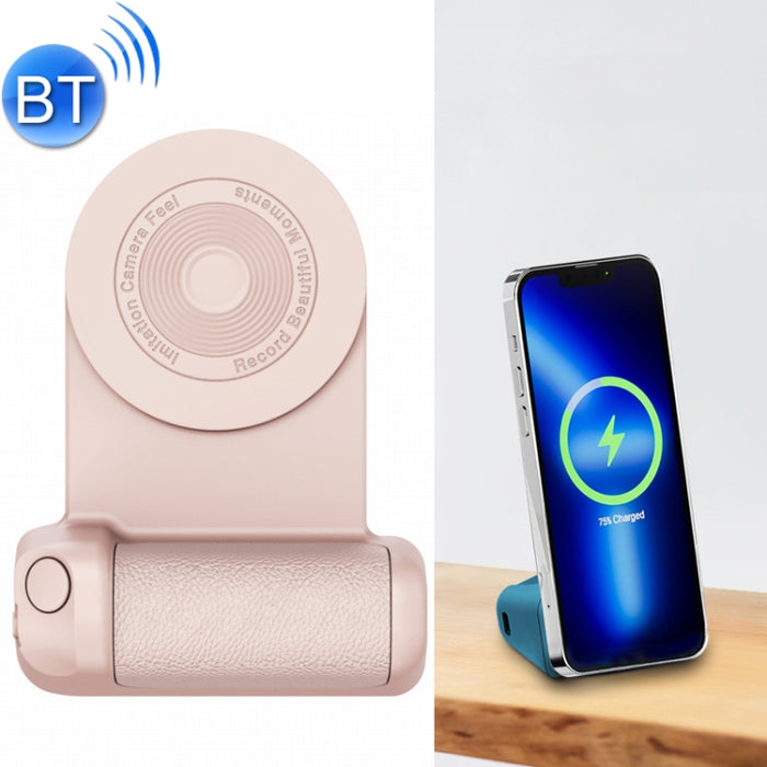 BBC-8 3 en 1 Absorción magnética Soporte de teléfono de carga inalámbrica Bluetooth Handheld Selfie Stick, Estilo:
