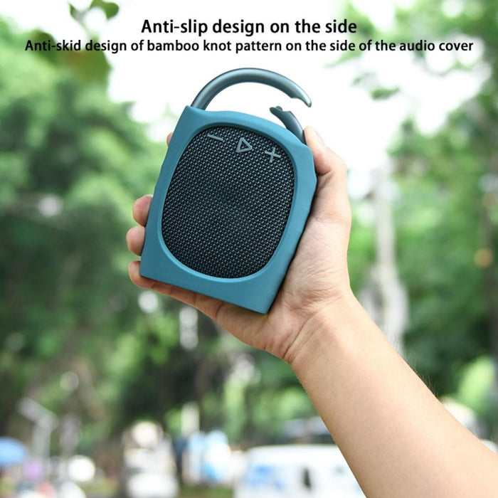 Para JBL Clip 4 Altavoz Bluetooth Funda protectora de silicona con correas