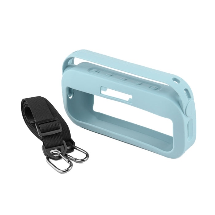 Para Bose SoundLink Flex Altavoz Bluetooth Funda protectora de silicona con correa para el hombro
