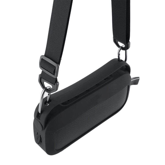 Para Bose SoundLink Flex Altavoz Bluetooth Funda protectora de silicona con correa para el hombro