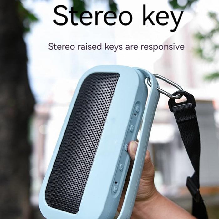 Para Bose SoundLink Flex Altavoz Bluetooth Funda protectora de silicona con correa para el hombro
