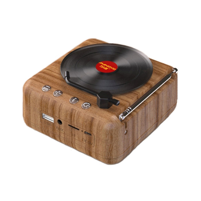 Mini altavoz Bluetooth con forma de reproductor de discos de vinilo retro H3