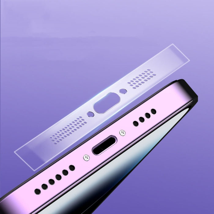 5 juegos de red de polvo de altavoz de película de hidrogel suave para iPhone 14 iPhone 13 iPhone 12 Series, especificaciones: